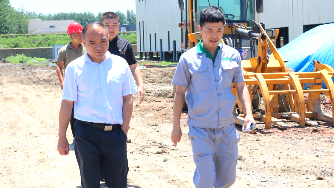 快訊！縣委領(lǐng)導實地查看正...